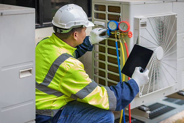 Professional Ductwork Repair technician working in Amity, PA